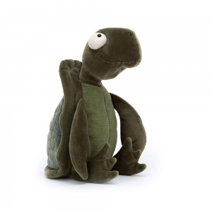 Océan Jellycat Peluche Tommy Turtle,30cm x 13cm x 10cm Vert | 20873-EBUT