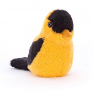 Oiseaux Jellycat Peluche Birdling Goldfinch,10cm x 7cm x 9cm Jaune | 93824-BWSY