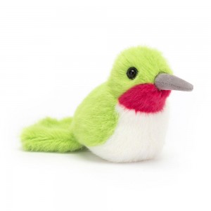 Oiseaux Jellycat Peluche Birdling Hummingbird,10cm x 6cm x 9cm Vert | 60728-IWMC