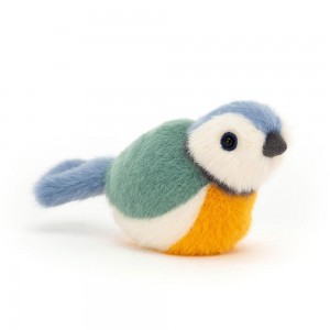 Oiseaux Jellycat Peluche Birdling Tit,10cm x 7cm x 9cm Bleu | 91034-QLOY
