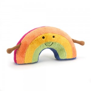 Peluche Bébé Jellycat Amuseables Rainbow,17cm x 32cm x 9cm Jaune | 31842-WGYS