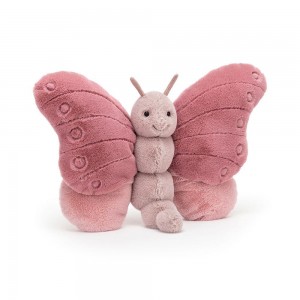 Peluche Bébé Jellycat Peluche Beatrice Butterfly,23cm x 26cm x 6cm Rose | 39124-MAXE