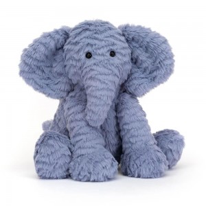 Peluche Bébé Jellycat Peluche Fuddlewuddle Elephant,23cm x 13cm x 9cm Bleu | 65107-CRXU