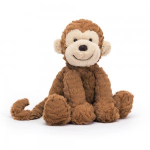 Peluche Bébé Jellycat Peluche Fuddlewuddle Monkey,23cm x 13cm x 9cm Marron | 35160-DTUJ