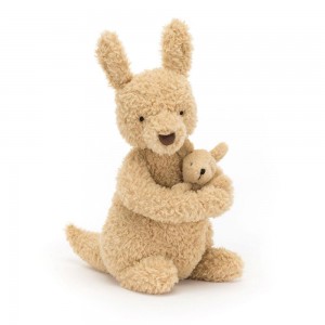 Peluche Bébé Jellycat Peluche Huddles Kangaroo,26cm x 14cm x 12cm Jaune | 56720-JSYN
