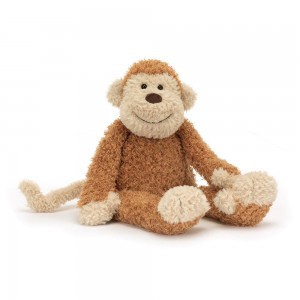 Peluche Bébé Jellycat Peluche Junglie Monkey,45cm x 17cm x 13cm Orange | 20613-EYMB