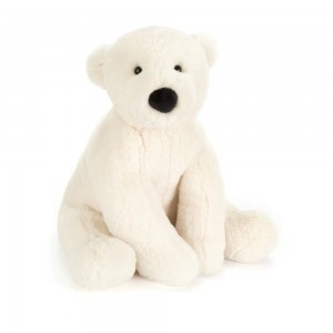 Peluche Bébé Jellycat Peluche Perry Polar Bear,26cm x 15cm x 12cm Blanche | 49250-VXBK