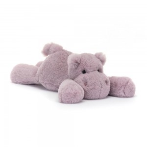 Peluche Bébé Jellycat Peluche Smudge Hippo,13cm x 11cm x 24cm Violette | 27510-STHK