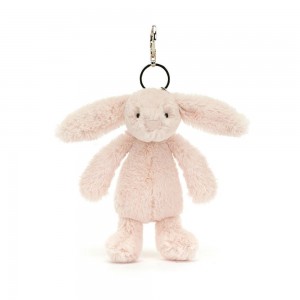 Peluche Breloque De Sac Jellycat Bashful Blush Bunny,18cm x 5cm x 4cm Rose | 51603-LFQE