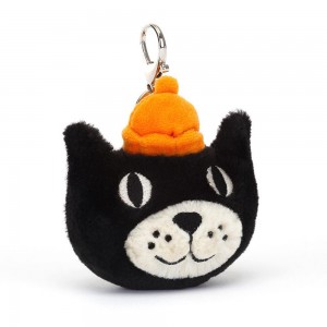 Peluche Breloque De Sac Jellycat Jellycat,13cm x 10cm x 4cm Noir | 14320-OWMQ