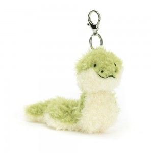 Peluche Breloque De Sac Jellycat Little Snake,16cm x 5cm x 16cm Vert | 38051-DPTR