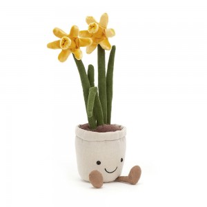 Plantes Jellycat Peluche Amuseables Daffodil,30cm x 8cm x 7cm Jaune | 53609-KCGN