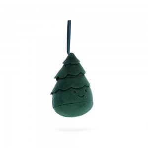 Plantes Jellycat Peluche Amuseables Festive Folly Christmas Tree,17cm x 7cm x 7cm Vert | 30529-HITB