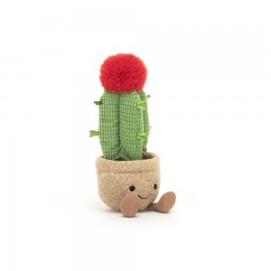 Plantes Jellycat Peluche Amuseables Moon Cactus,21cm x 7cm x 7cm Vert | 38170-WFTI