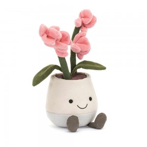 Plantes Jellycat Peluche Amuseables Orchid,25cm x 10cm x 11cm Rose | 47251-PKTH
