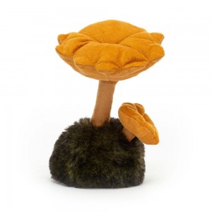 Plantes Jellycat Peluche Amuseables Wild Nature Chanterelle Mushroom,16cm x 9cm x 9cm Jaune | 80361-BTFP