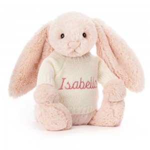 Pulls Jellycat Bashful Blush Bunny with Cream,31cm x 12cm x 9cm Rose | 65309-JVIO