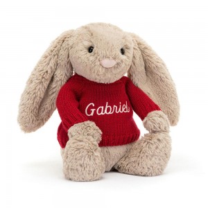 Pulls Jellycat Bashful Bunny,31cm x 12cm x 9cm Beige | 71564-ZIGQ