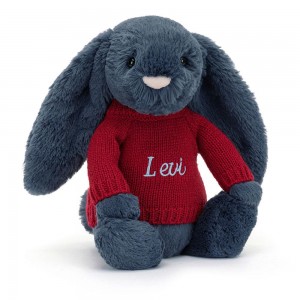 Pulls Jellycat Bashful Bunny,31cm x 12cm x 9cm Bleu | 34859-OVTW