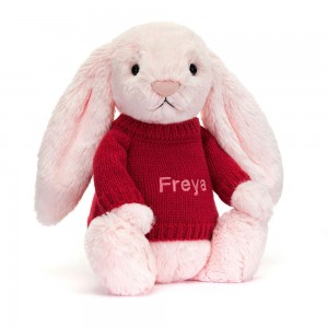 Pulls Jellycat Bashful Bunny,31cm x 12cm x 9cm Rose | 38029-APVD