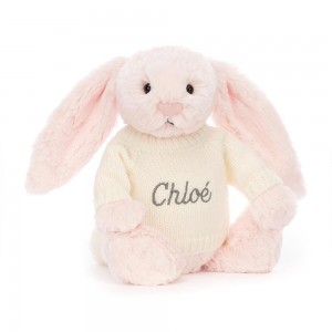 Pulls Jellycat Bashful Bunny with Cream,31cm x 12cm x 9cm Rose | 35284-XPDA