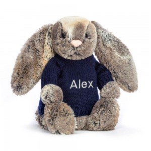 Pulls Jellycat Bashful Cottontail Bunny,31cm x 12cm x 9cm Marron | 56381-VEPH