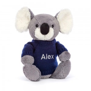 Pulls Jellycat Bashful Koala,31cm x 12cm x 9cm Grise | 08341-TFBA