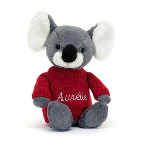 Pulls Jellycat Bashful Koala,31cm x 12cm x 9cm Grise | 79081-INLO