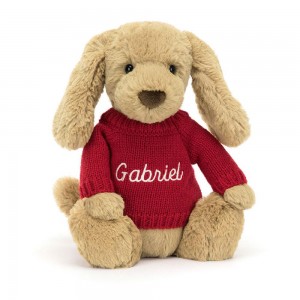 Pulls Jellycat Bashful Toffee Puppy,31cm x 12cm x 9cm Marron | 76504-HZEB