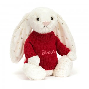 Pulls Jellycat Bashful Twinkle Bunny,31cm x 12cm x 9cm Blanche | 59107-ZOST