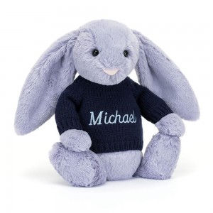 Pulls Jellycat Bashful Viola Bunny,31cm x 12cm x 9cm Violette | 58473-PBKJ