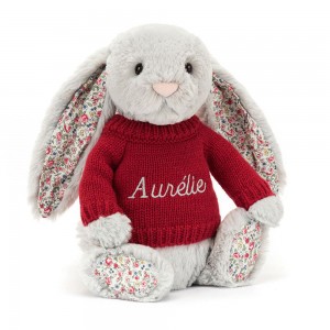 Pulls Jellycat Blossom Bunny,31cm x 12cm x 9cm Grise | 16723-FGCN