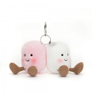 Reptiles Jellycat Amuseables Pair of Marshmallows,15cm x 11cm x 5cm Rose | 68259-GSDX
