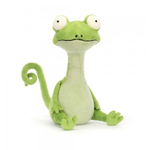 Reptiles Jellycat Peluche Caractacus Chameleon,39cm x 17cm x 17cm Vert | 38579-UDMG
