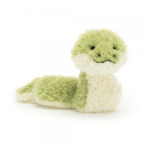 Reptiles Jellycat Peluche Little Snake,16cm x 8cm x 21cm Vert | 70429-FAYC