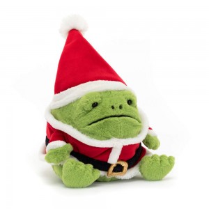 Reptiles Jellycat Peluche Santa Ricky Rain Frog,16cm x 12cm x 13cm Vert | 63740-KBEC