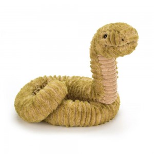 Reptiles Jellycat Peluche Slither Snake,27cm x 6cm x 50cm Vert | 35906-VIZW
