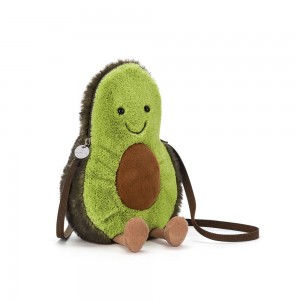 Sacs Jellycat Amuseables Avocado,29cm x 16cm x 9cm Vert | 83192-SXMW