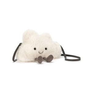 Sacs Jellycat Amuseables Cloud,20cm x 23cm x 5cm Blanche | 25609-XAUF