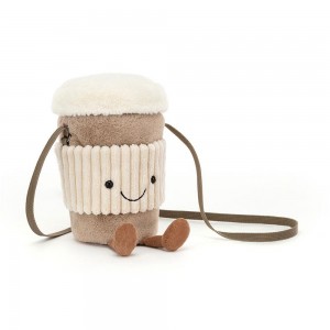 Sacs Jellycat Amuseables Coffee-To-Go,20cm x 9cm x 9cm Beige | 91704-XTVD