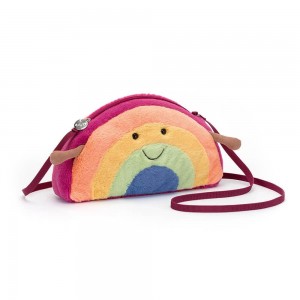 Sacs Jellycat Amuseables Rainbow,13cm x 25cm x 5cm Jaune | 89130-EJFH