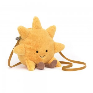 Sacs Jellycat Amuseables Sun,24cm x 26cm x 5cm Jaune | 31648-IYRQ