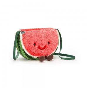 Sacs Jellycat Amuseables Watermelon,17cm x 22cm x 7cm Rose | 31504-LTQP