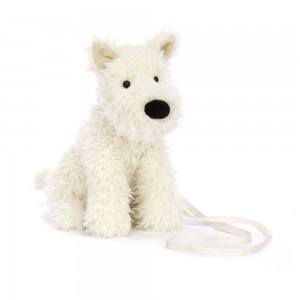 Sacs Jellycat Munro Scottie Dog,23cm x 12cm x 10cm Blanche | 48265-XPBA