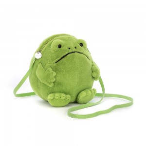 Sacs Jellycat Ricky Rain Frog,17cm x 17cm x 5cm Vert | 38470-OKXC