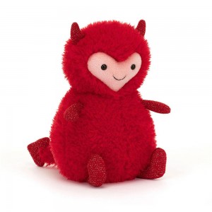 Saint Valentin Jellycat Peluche Hugg McSnugg,22cm x 11cm x 11cm Rouge | 01876-KNRJ