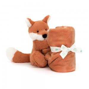 Soothers Jellycat Bashful Fox Cub,15cm x 34cm x 34cm Orange | 15438-XGJN