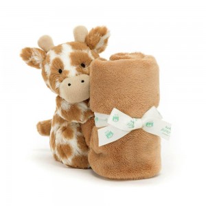 Soothers Jellycat Bashful Giraffe,15cm x 34cm x 34cm Orange | 53916-DRNY