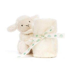 Soothers Jellycat Bashful Lamb,15cm x 34cm x 34cm Blanche | 72510-AEPT