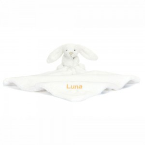 Soothers Jellycat Bashful Luxe Bunny Luna,15cm x 34cm x 34cm Blanche | 20498-PKLJ